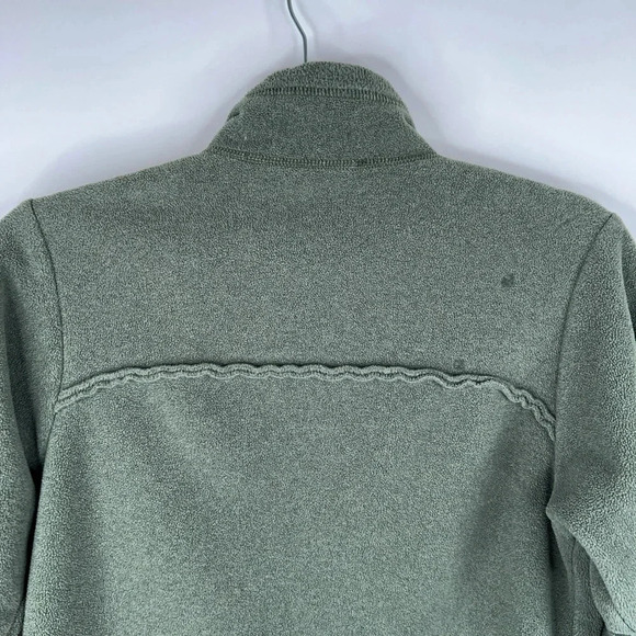 Vintage Patagonia Windzone Jacket Green Synchilla Ruffle Zip Front Fleece USA XS - Picture 7 of 13